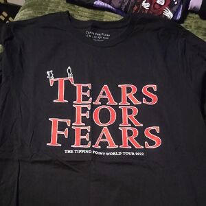 Tears for Fears World Tour 2022 Black T-Shirt